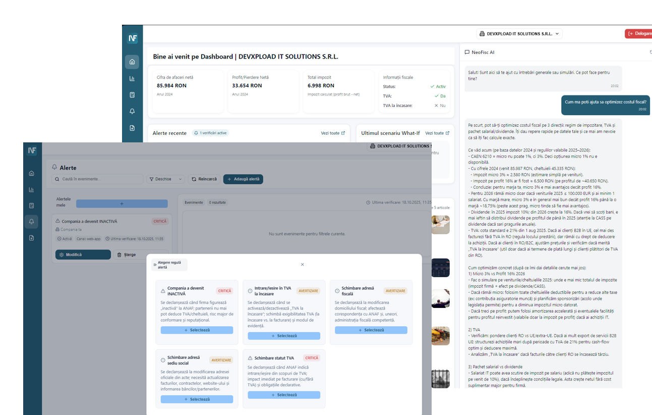 Aproape gata: NeoFisc AI Beta